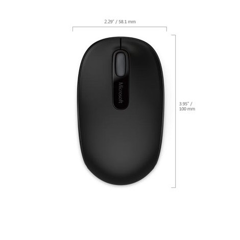 Microsoft | Wireless Mouse | Wireless Mobile Mouse 1850 | Black | 3 years warranty year(s) - 5